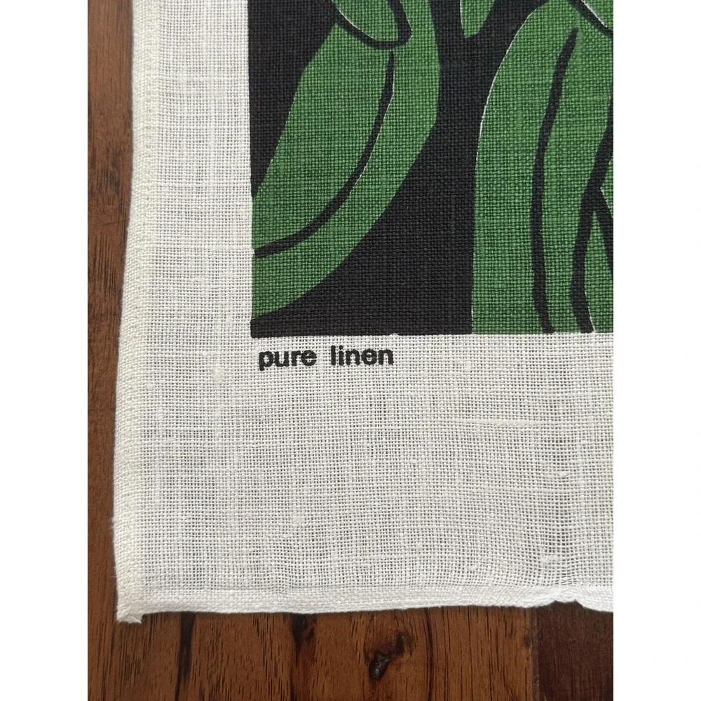 VINTAGE Pam Price KOALA Pure Linen Tea Towel Kitchen Towel Australia NWOT 18x32